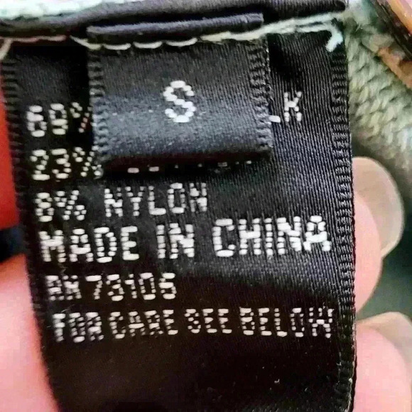 Vintage Micheal Simon Embroidered 3 button Cardigan size S silk/cotton b… - Picture 4 of 9